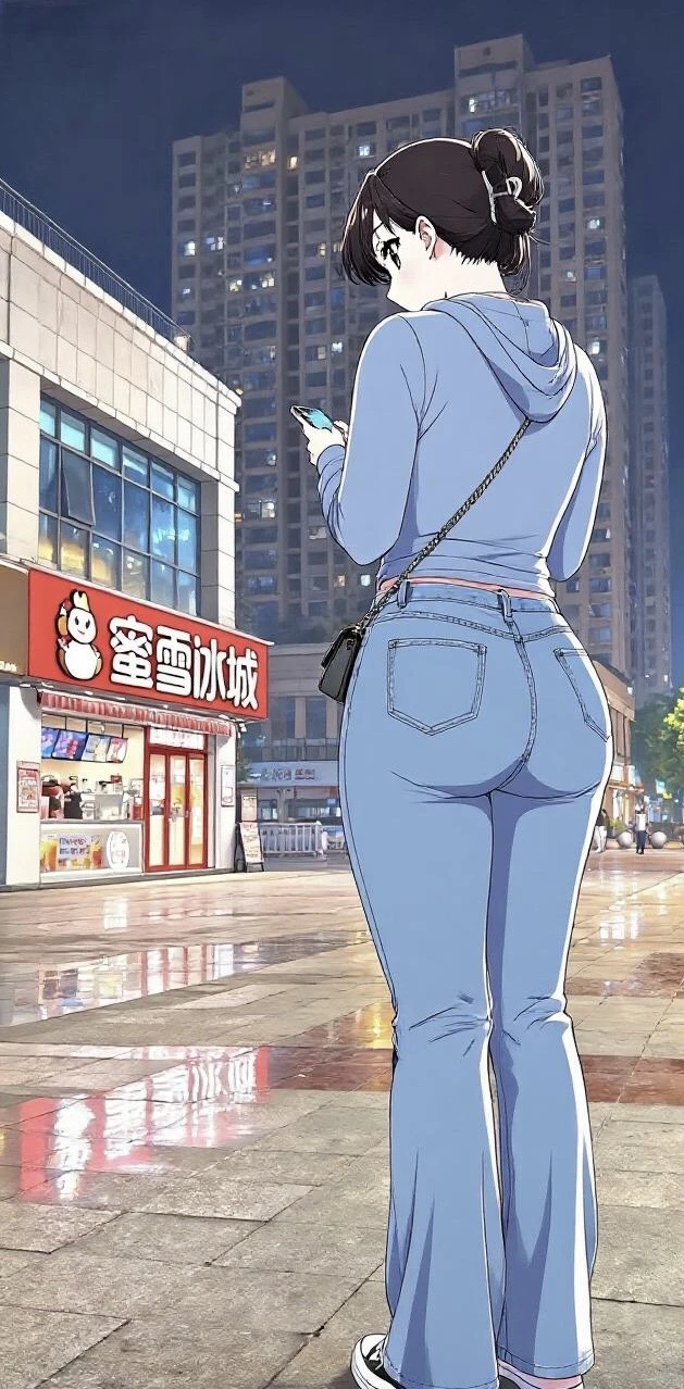 牛仔裤穿搭壁纸