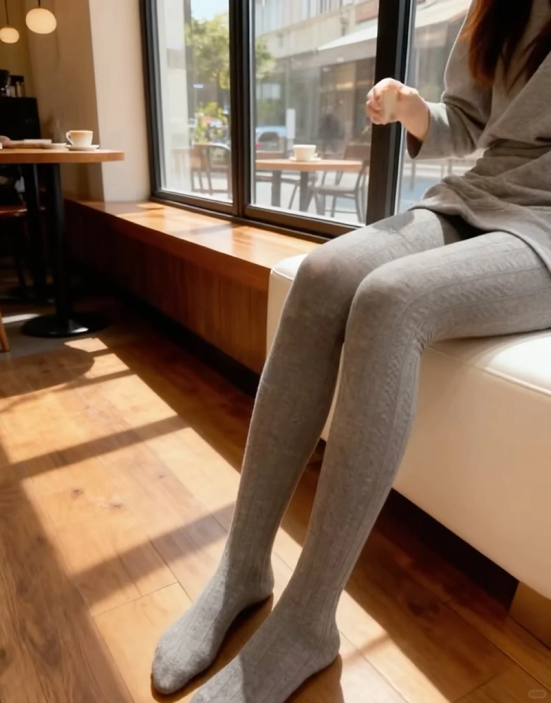 闰蜜说腿粗怕啥？这打底裤暖麻了呀！