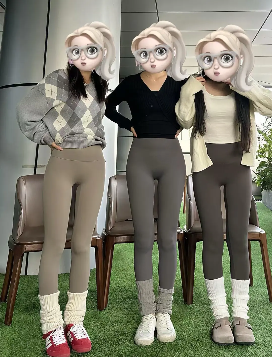 不懂外穿鲨鱼裤的女生。。。难道不尴尬吗