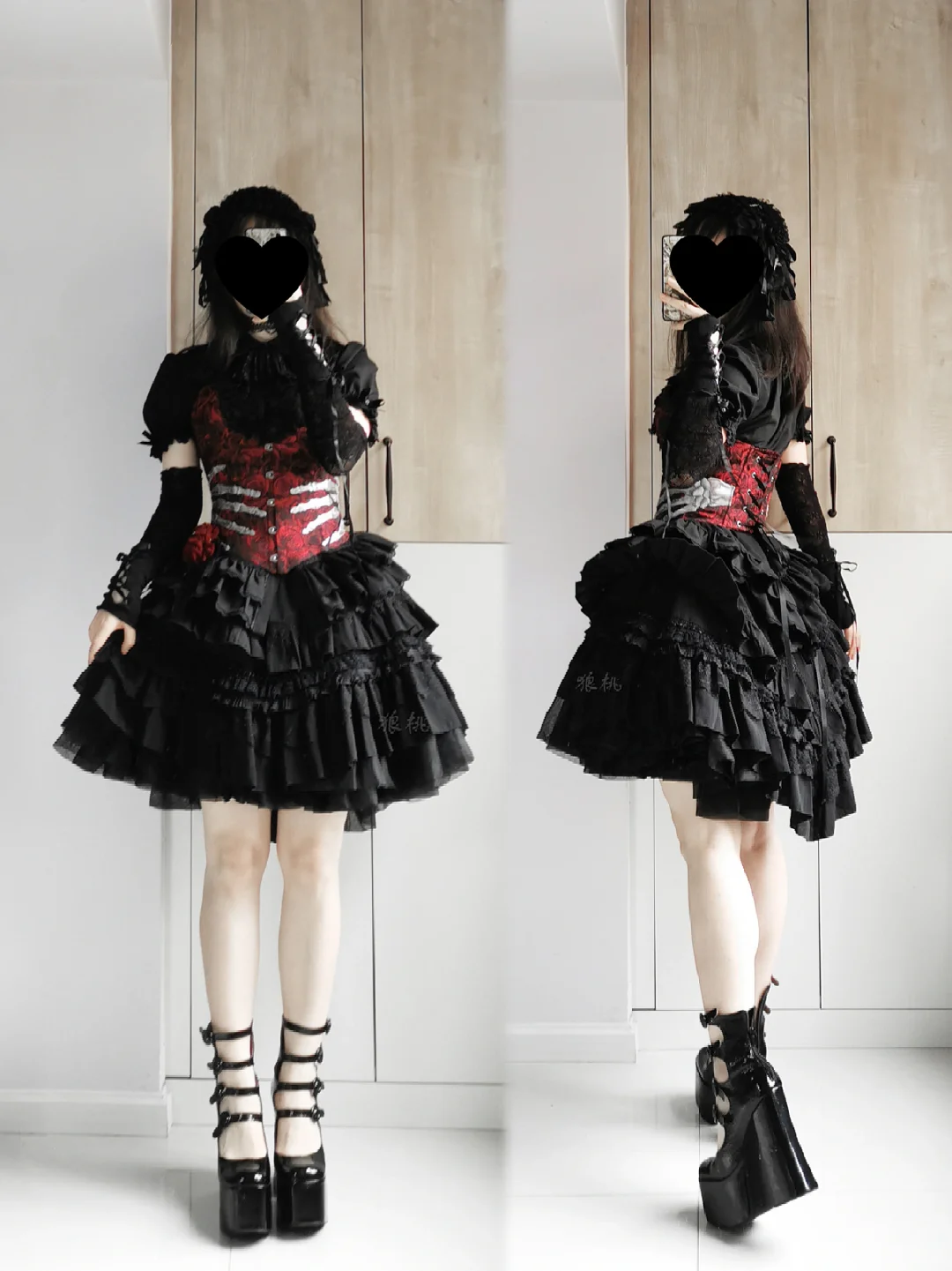 哥特衣橱｜鱼骨胸衣搭配向