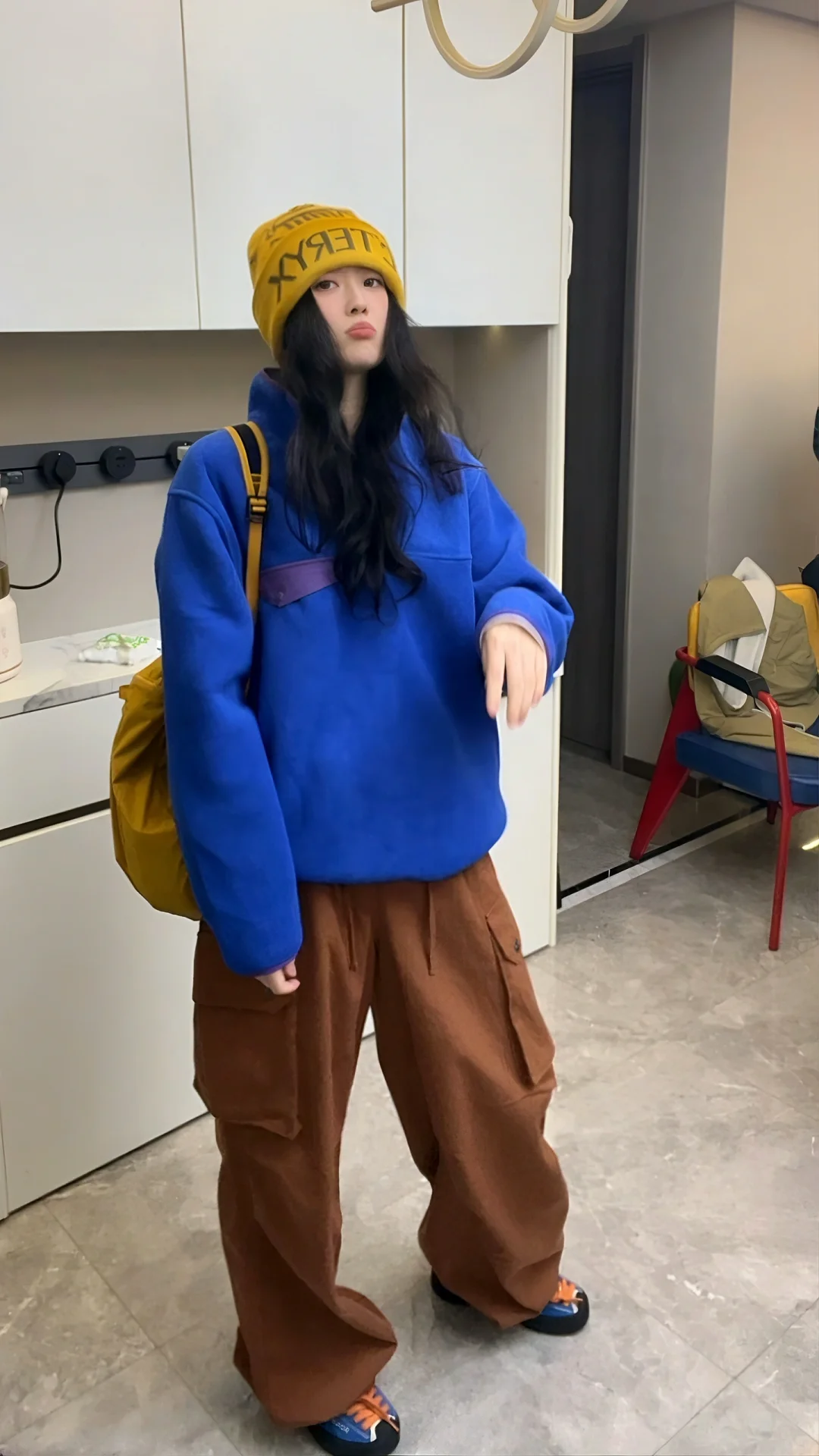 蓝紫配色的秋天真的好舒服🍂