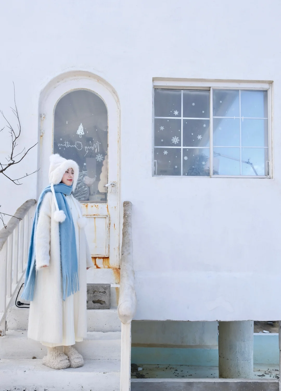 别去北海道了！福州海边咖啡厅实现玩雪自由