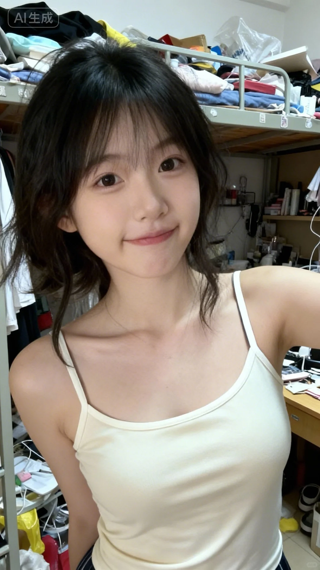 想剪发了，乱糟糟的