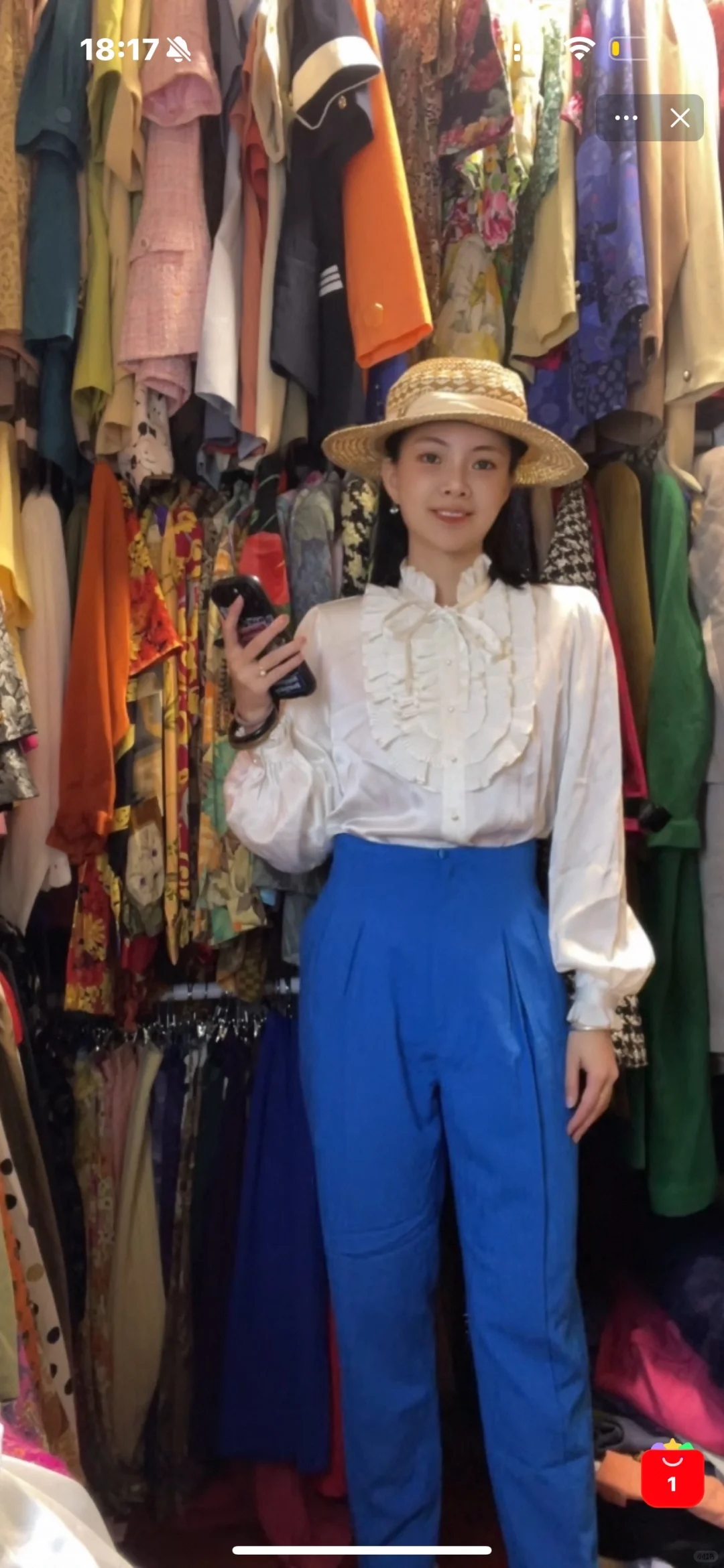 复古vintage穿搭、这套真的好显白！