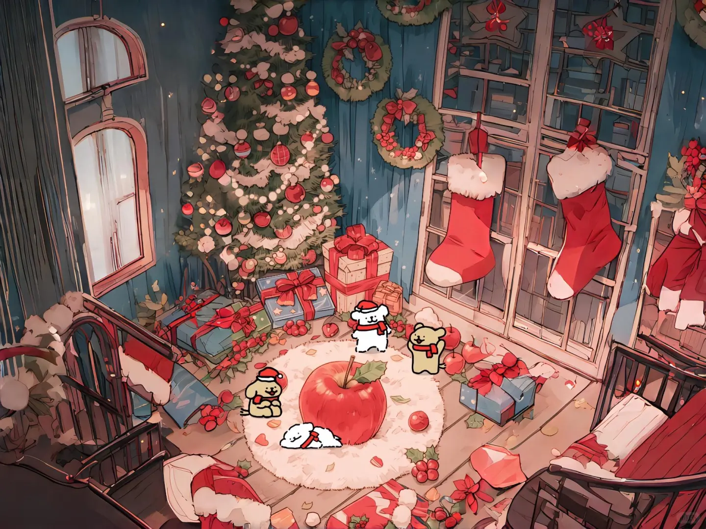 圣诞壁纸系列 | 平板壁纸