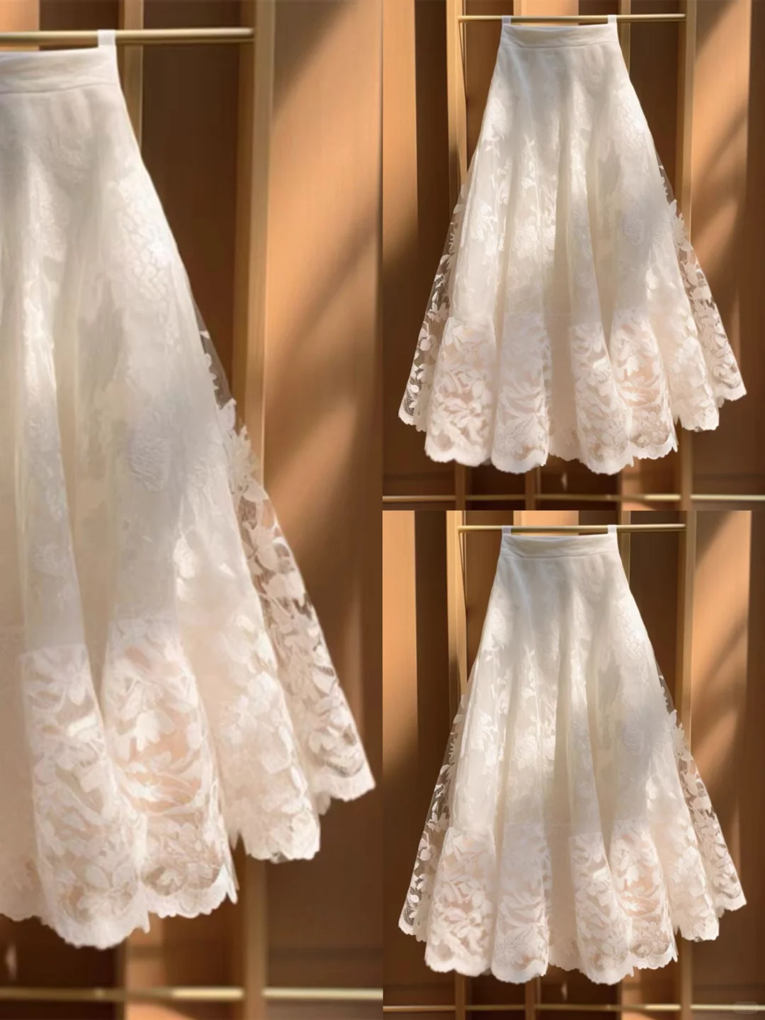 挖到一条自带仙气的蕾丝半裙✨ 美到开挂