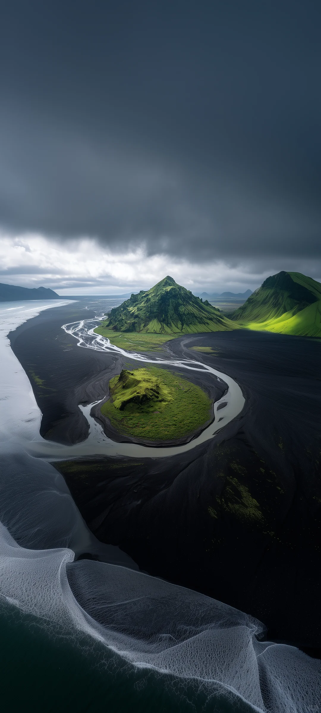 冰岛的黑色沙滩｜今日壁纸分享请查收