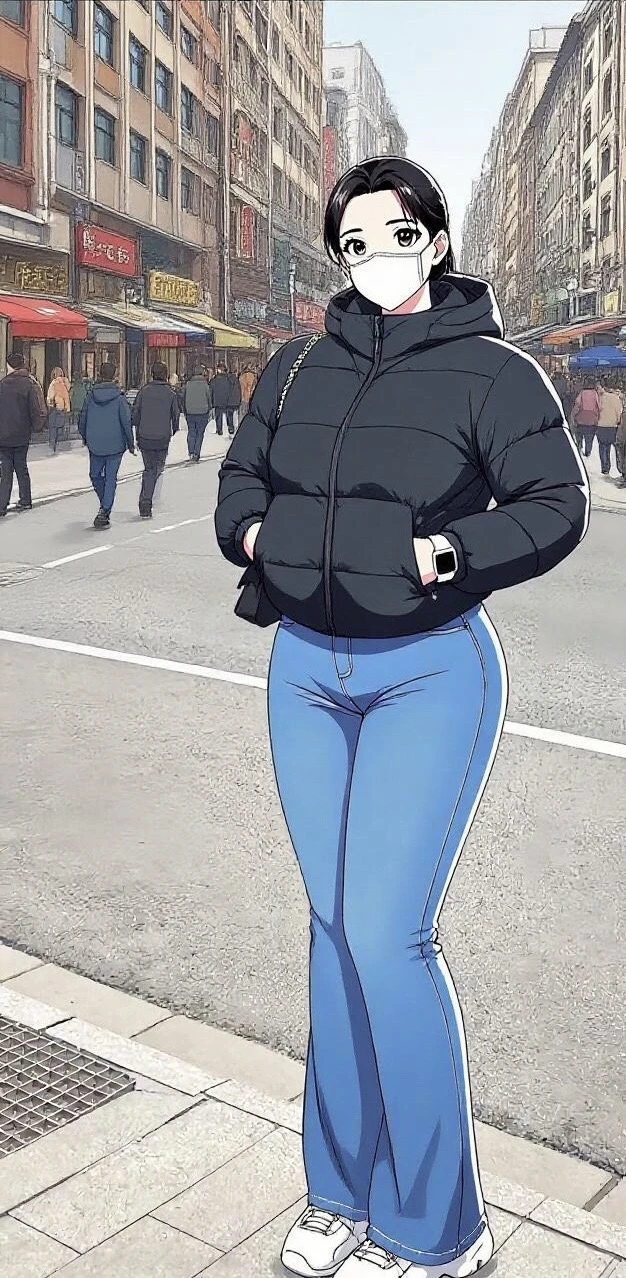 牛仔裤穿搭壁纸