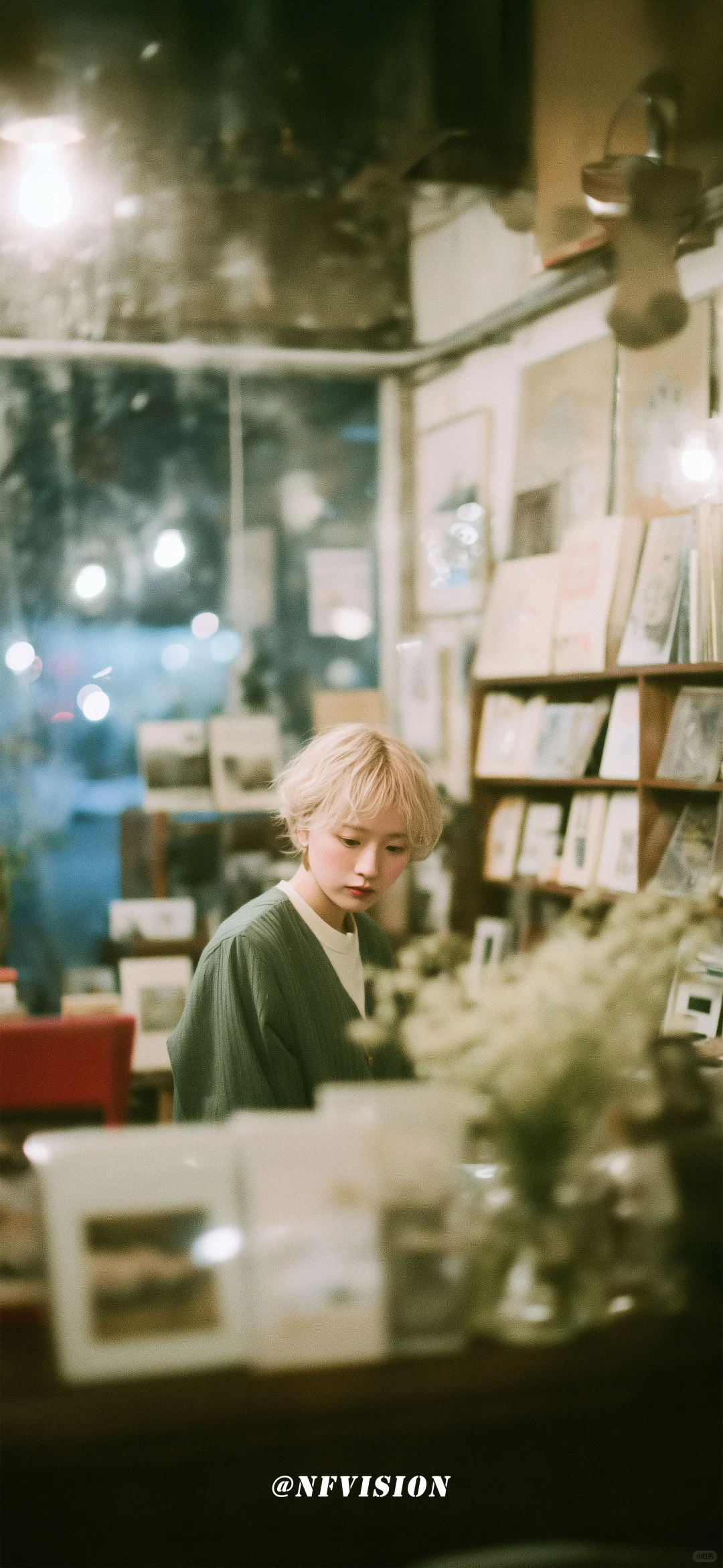 原创壁纸 | 雨日书店