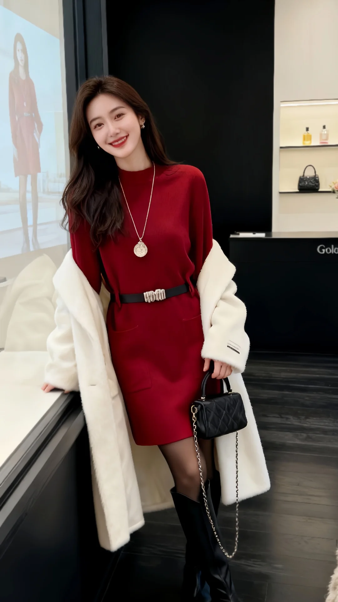 红裙是她的入场券