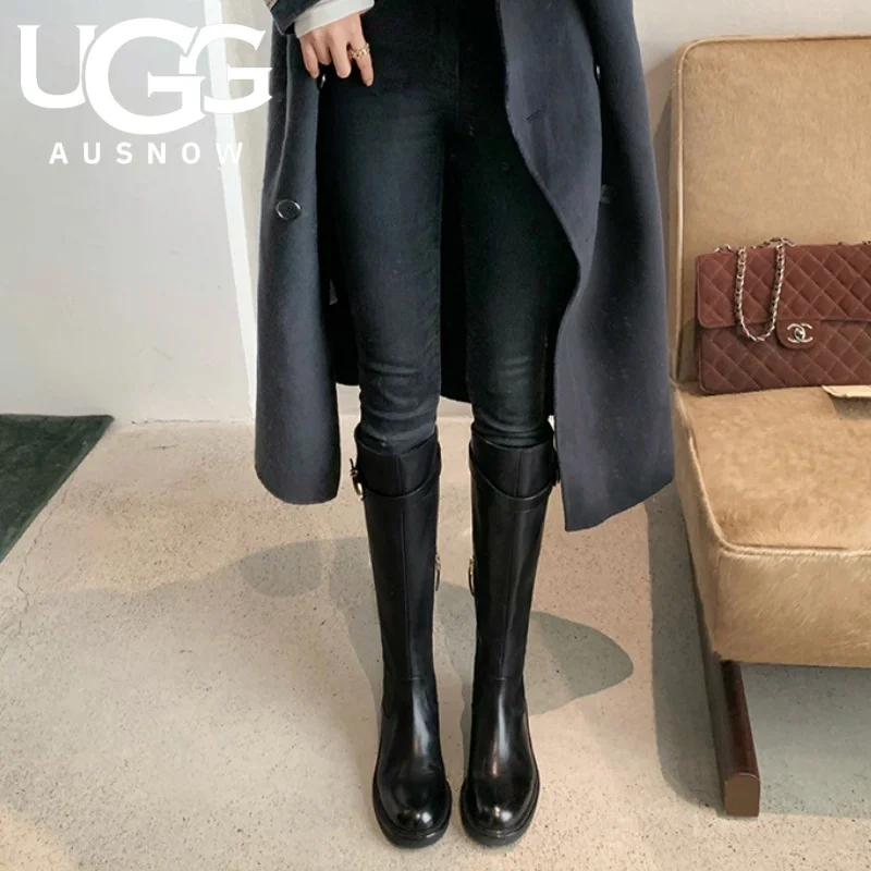 👢UGG复古骑士靴来啦！百搭不挑人～