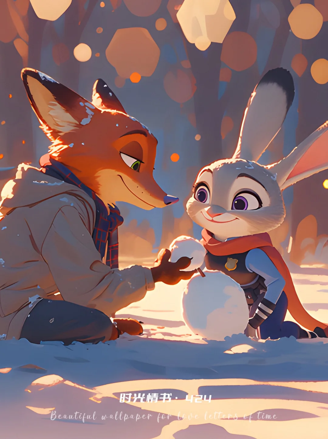 每日壁纸424丨疯狂动物城·尼克朱迪（2套）