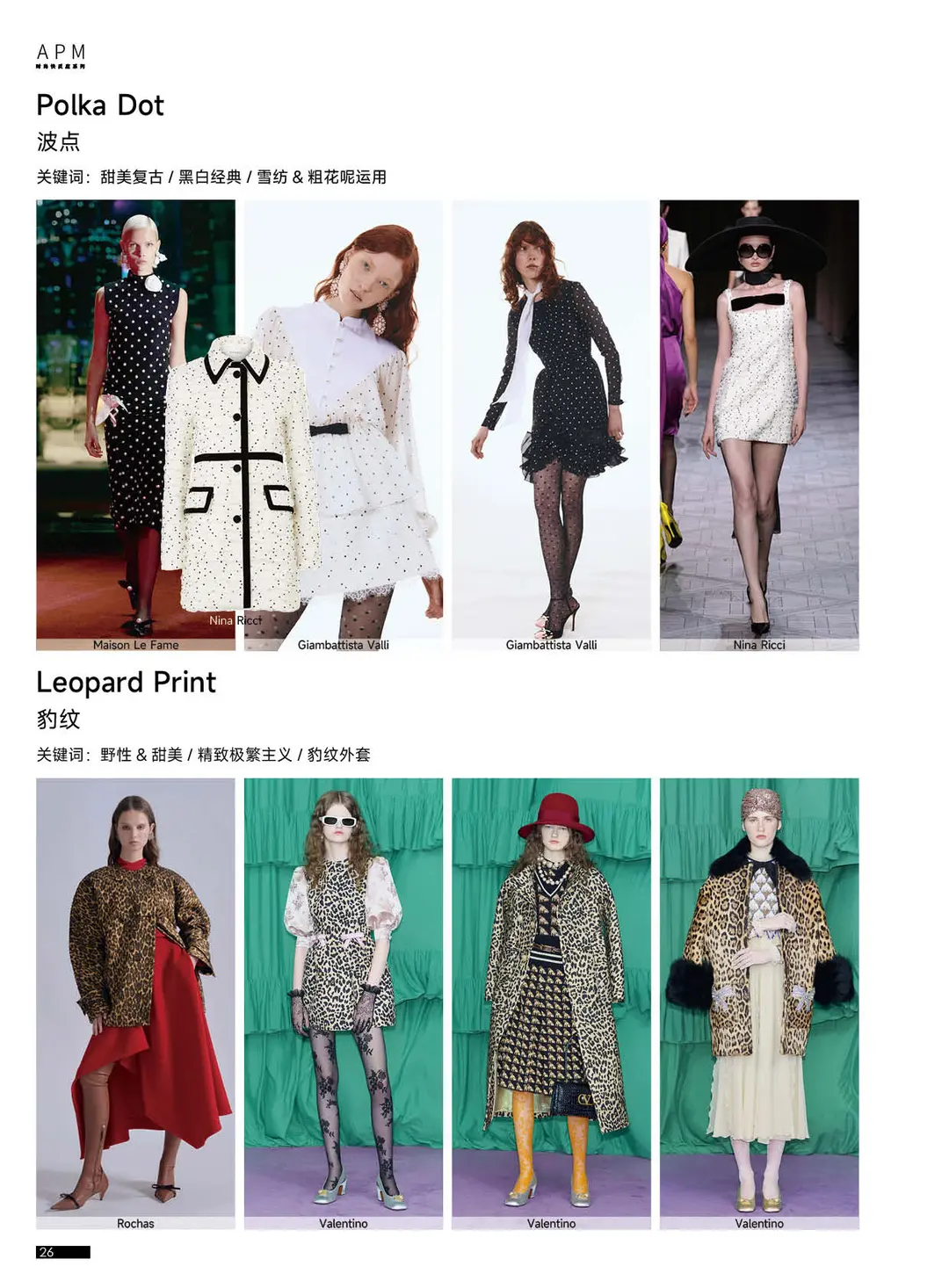 25/26秋冬女装风格趋势 | 复古甜心