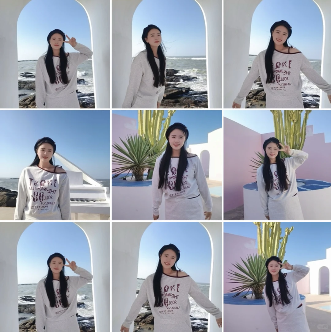 挑战拍100组个人写真（第1组）海边度假氛围感