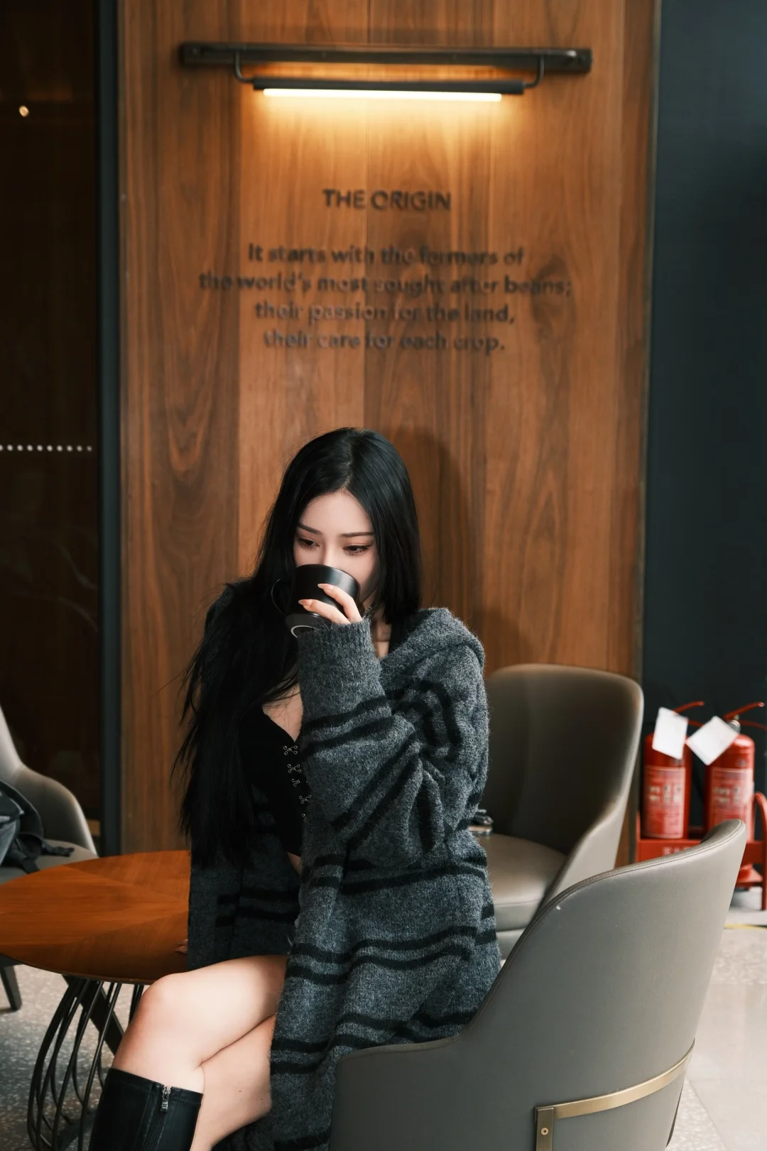 同一组照片拍出御姐风