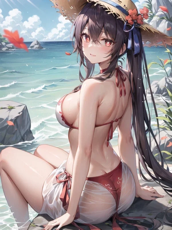 胡桃宝贝来海边啦