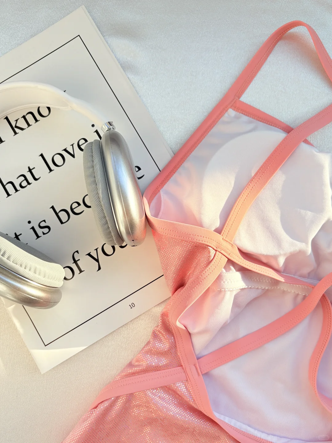 粉色系泳衣🎀🎀🎀真的太显白了！