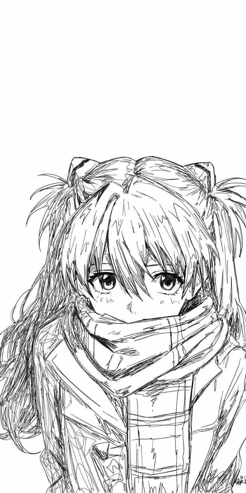 分享一组线条壁纸！右划有原图