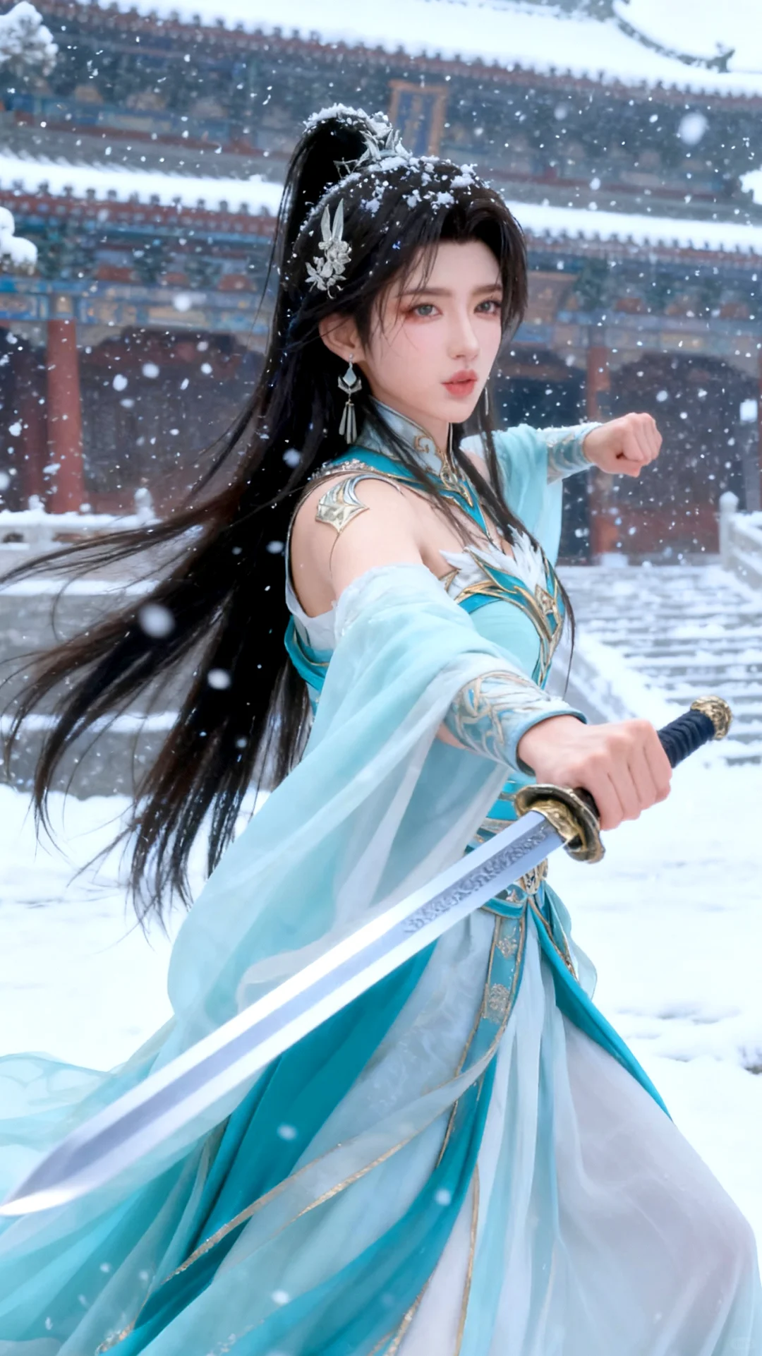 国漫女神｜萧薰儿斗破苍穹AI二次元动漫壁纸