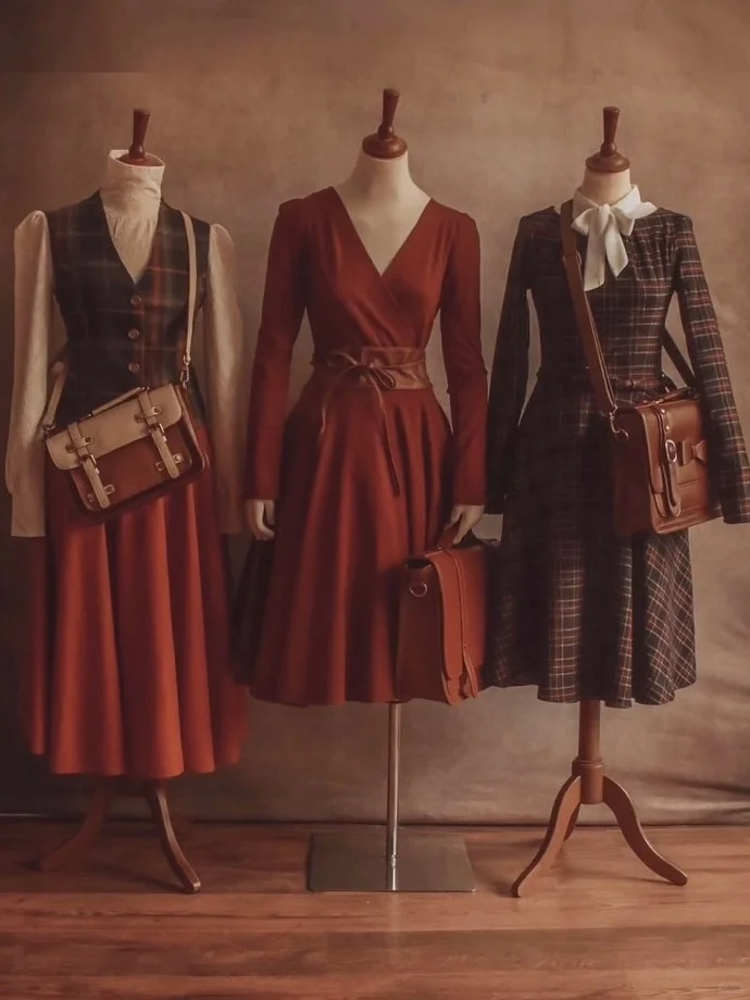 法式复古简约穿搭 小众高级感 时髦复古日常