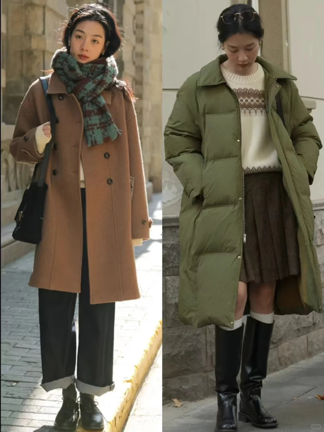 “轻文艺法式复古”☕️秋冬复古通勤叠穿指南