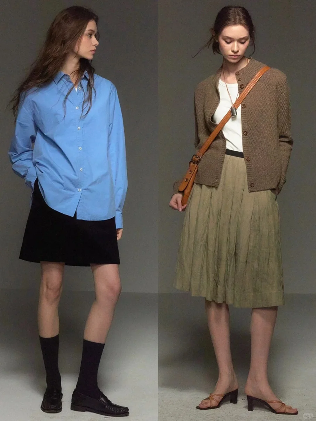 “时尚女编辑”90年代复古穿搭