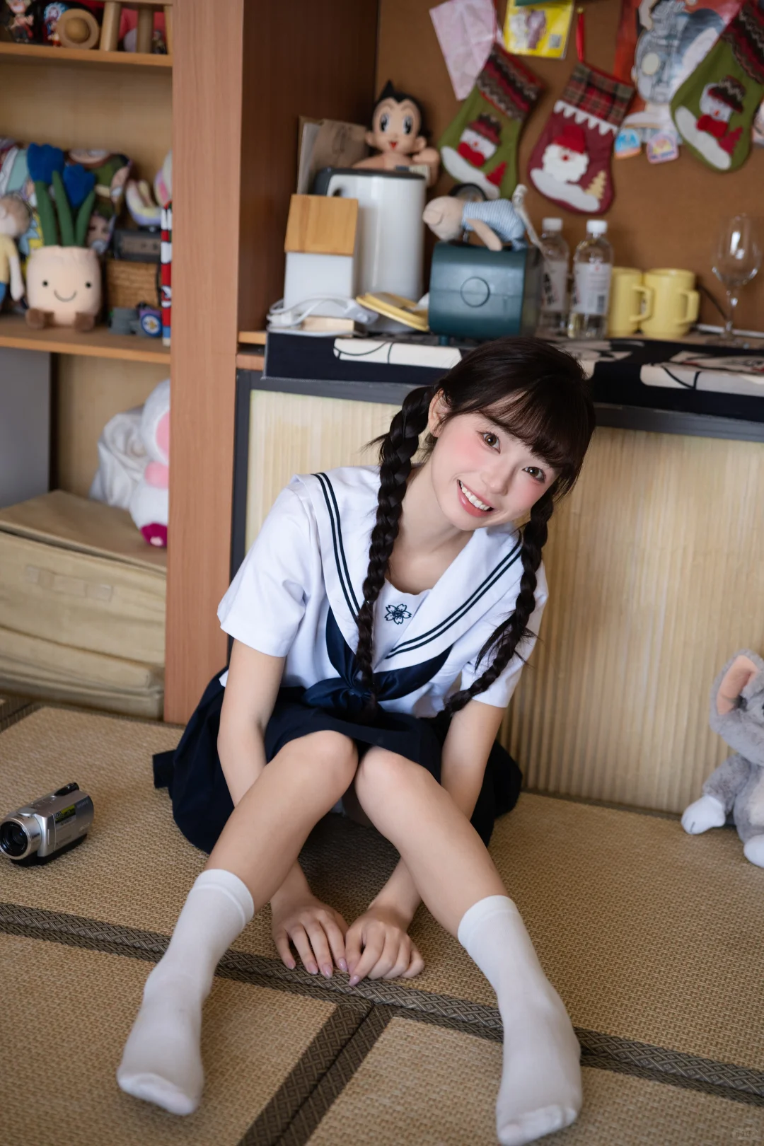 元气JK少女的民宿写真记录