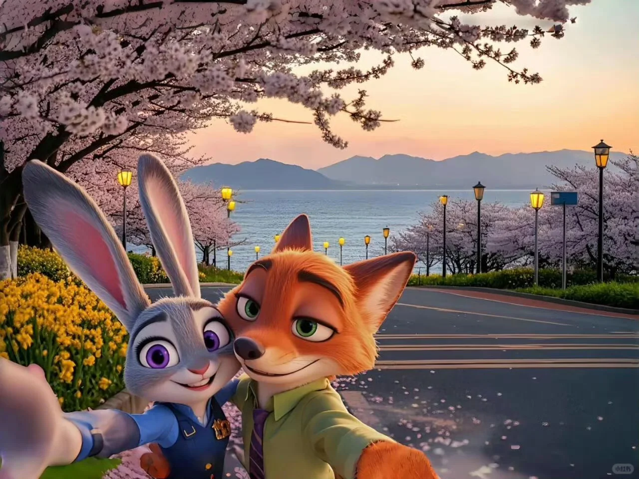 🦊🐰疯狂动物城ipad动漫电脑壁纸