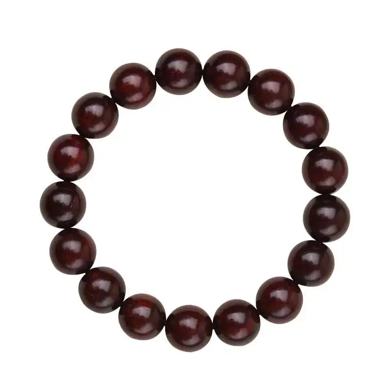 腕间一抹中国红🇨🇳紫檀手串太经典✨