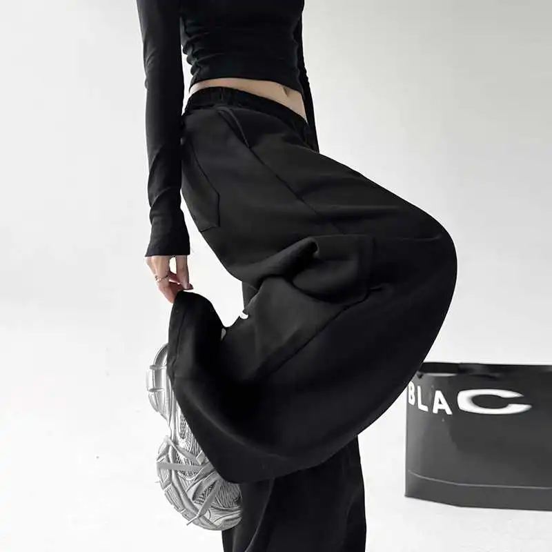 🌟2025秋季新款休闲裤女宽松显瘦直筒高