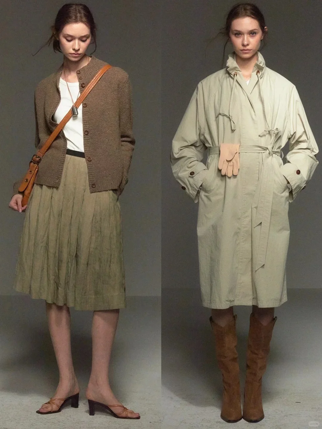 “时尚女编辑”90年代复古穿搭