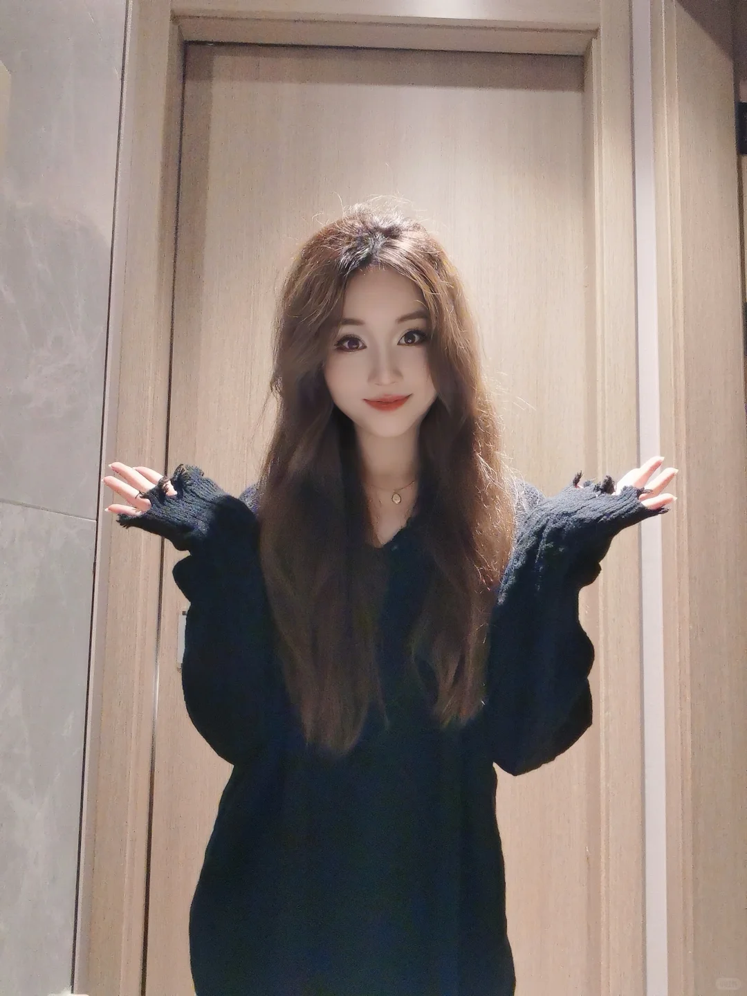 混血感baby嫩模妆客照