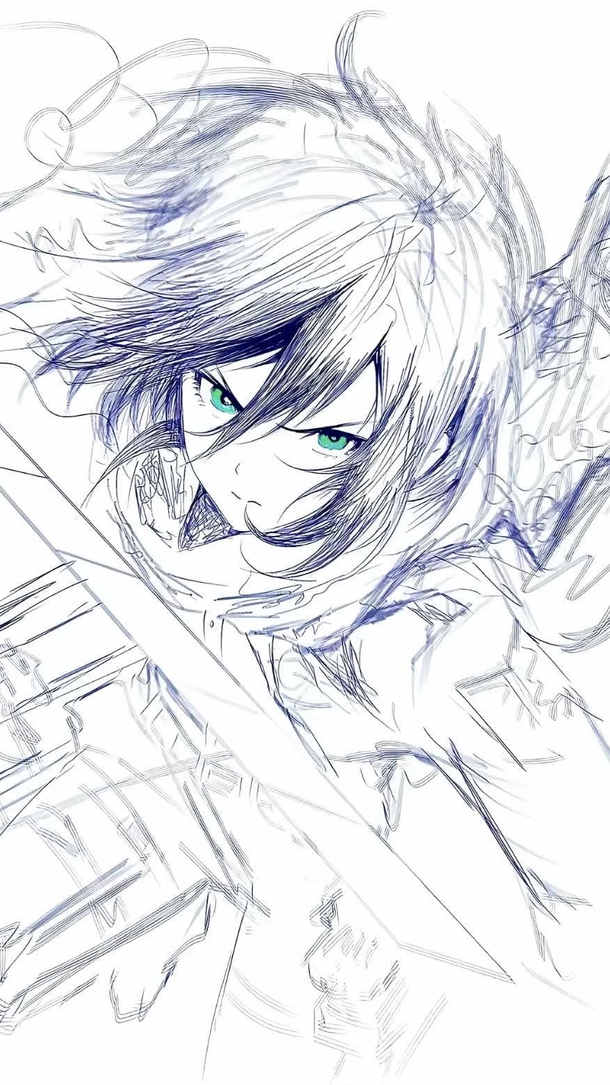 分享一组线条壁纸！右划有原图