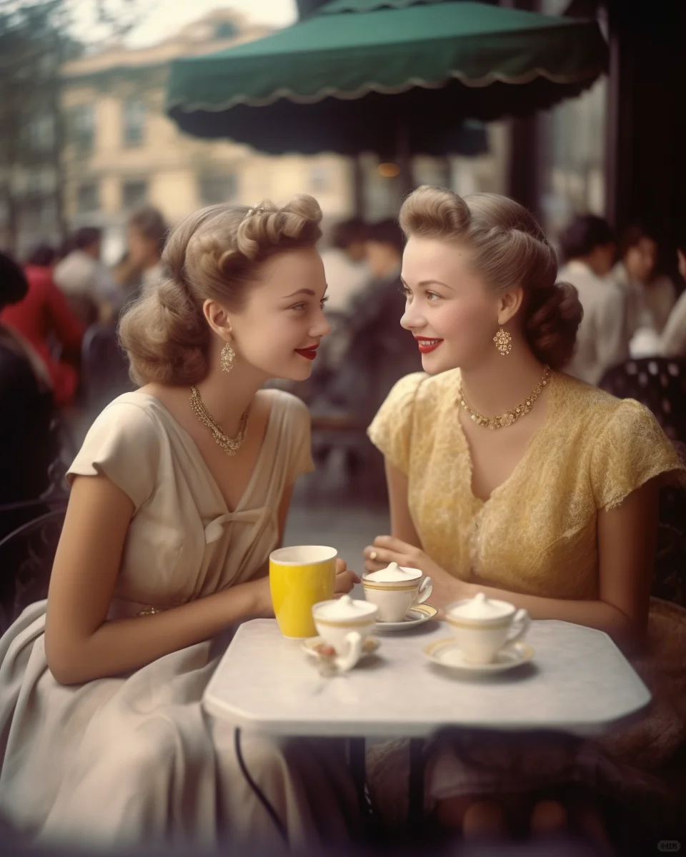 复古时尚，午后时光