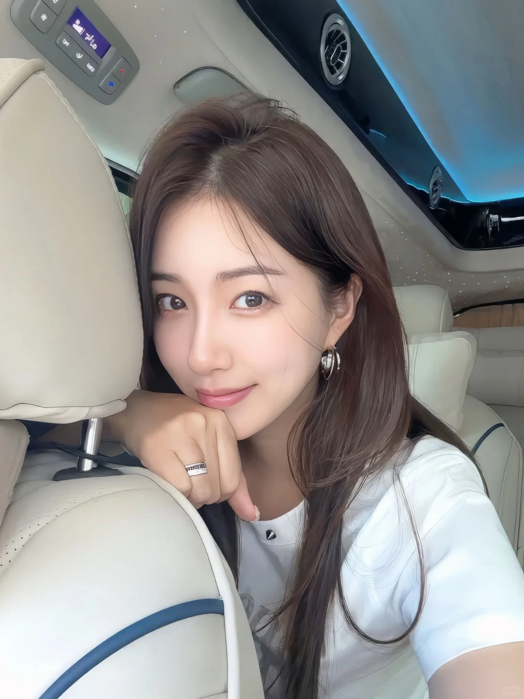 长脸型真的很适合温柔的大姐姐风格