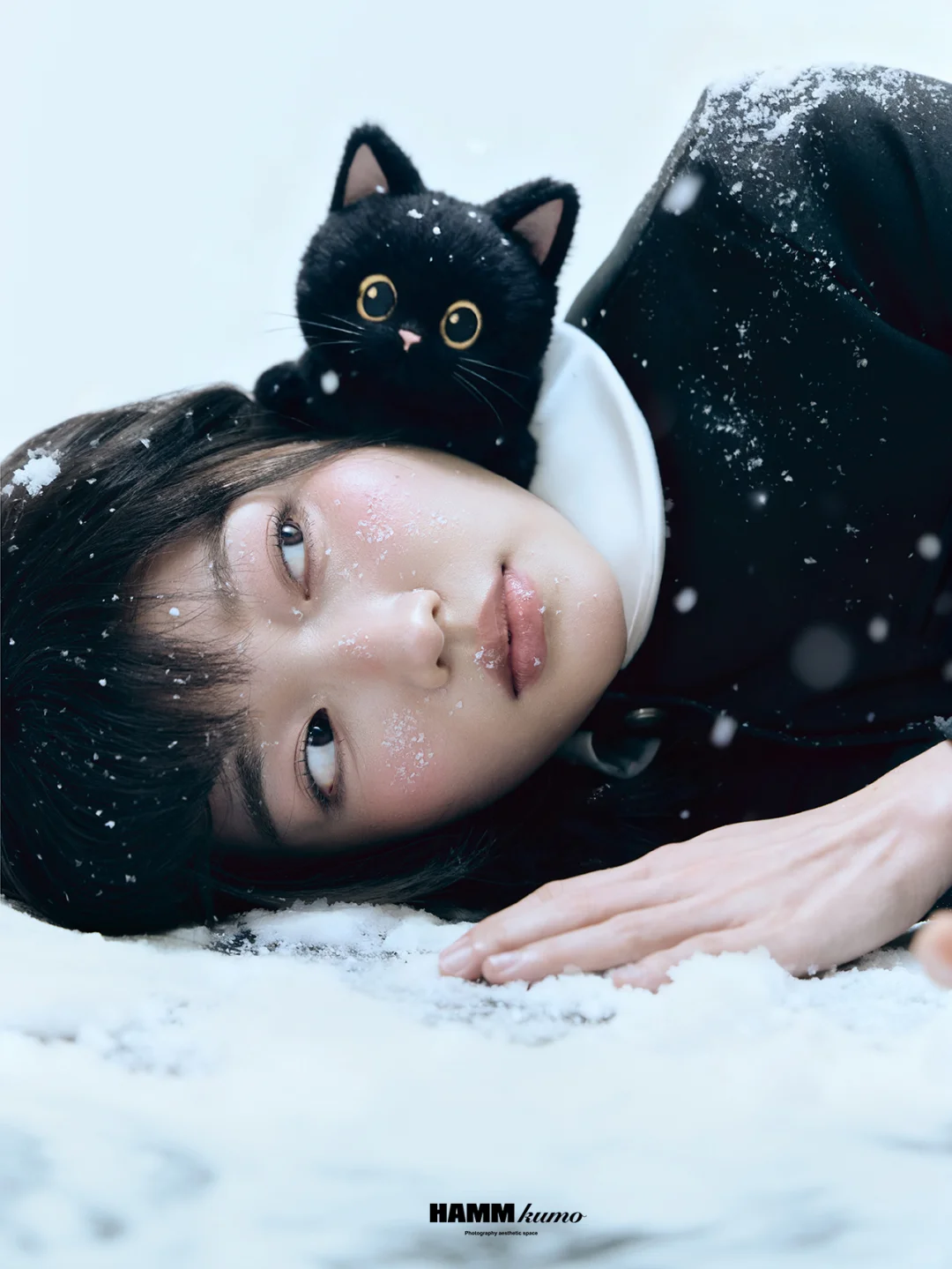 “雪地里的黑猫❄️🐈‍⬛”｜冬日写真