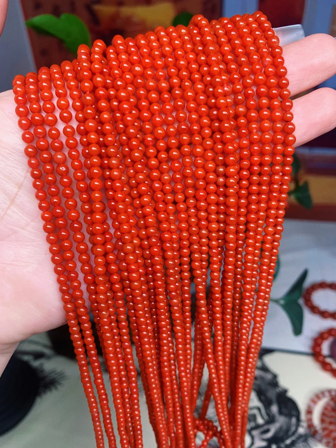 穿一串赵丽颖同款南红小米珠需要多少钱