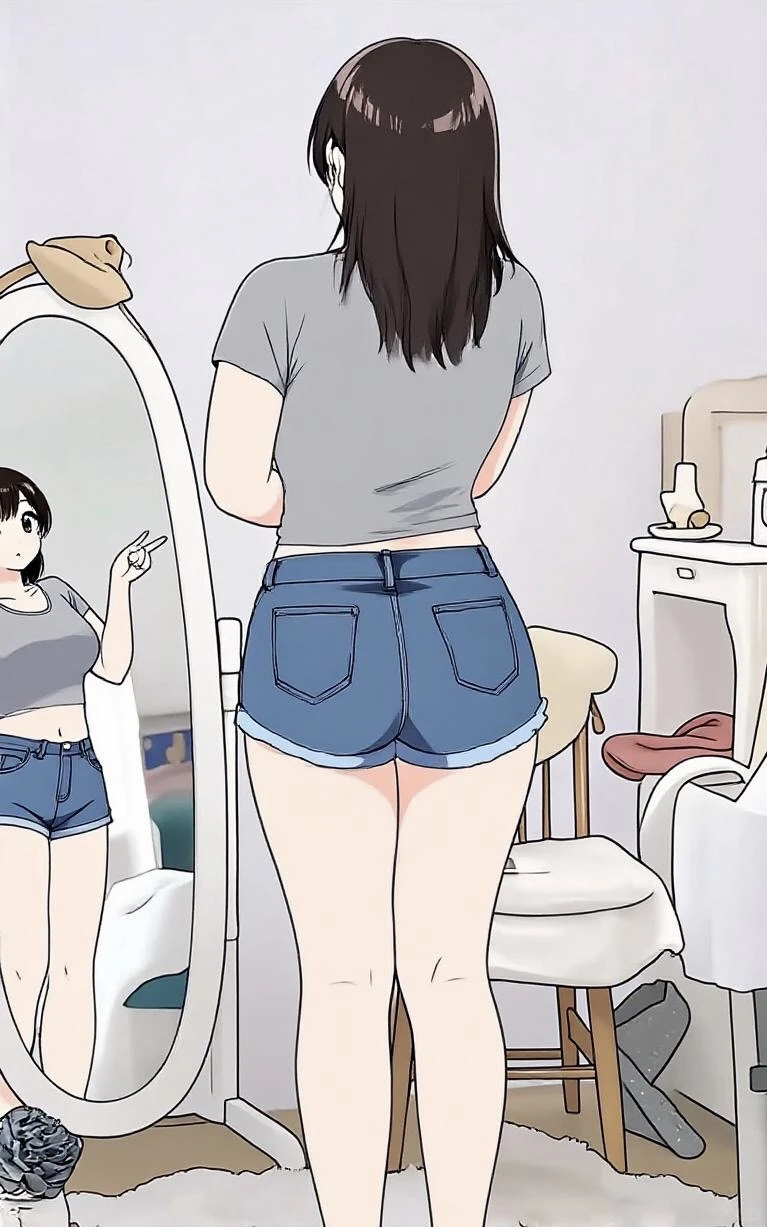 牛仔裤穿搭壁纸