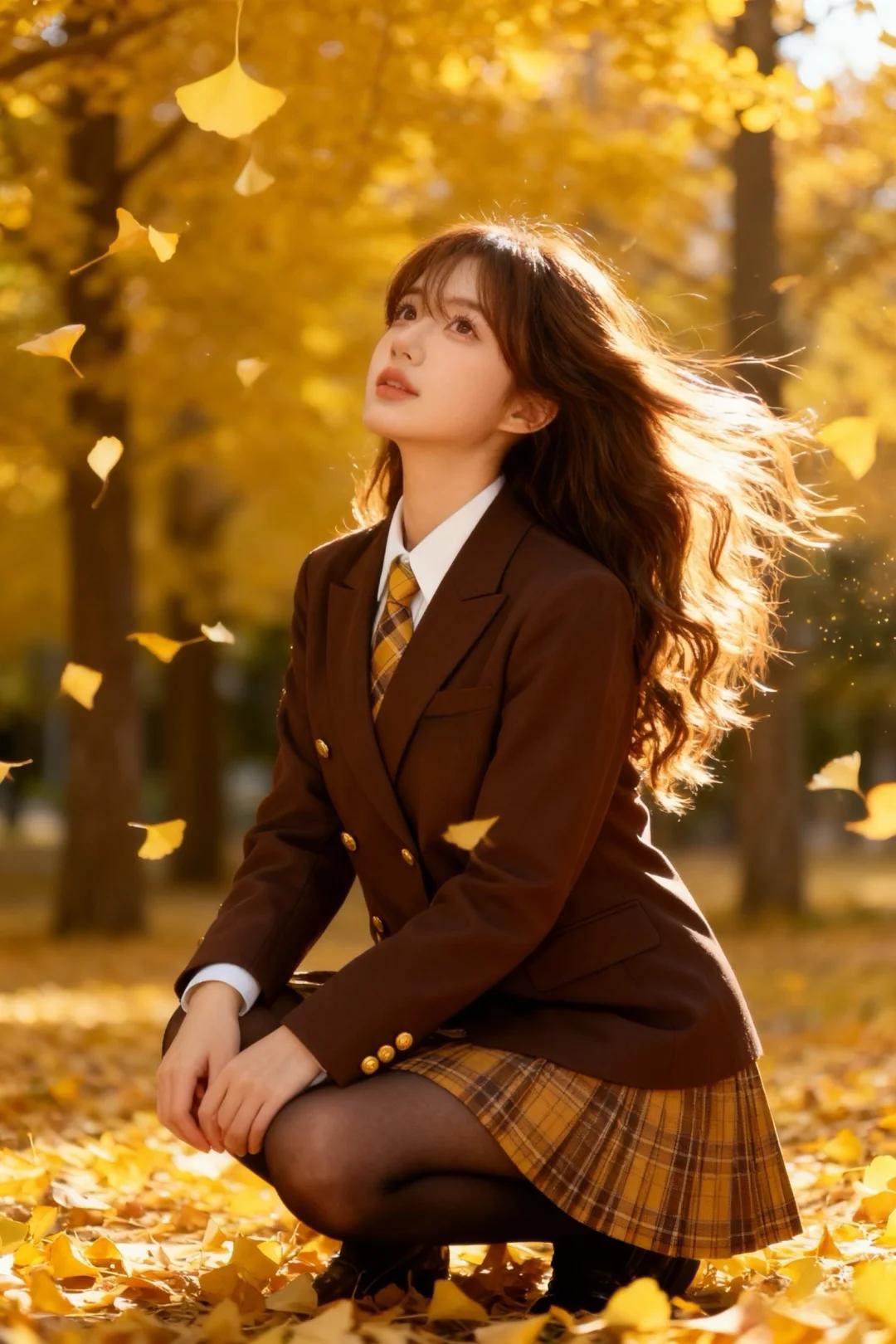 抓住秋天的尾巴🍂jk写真