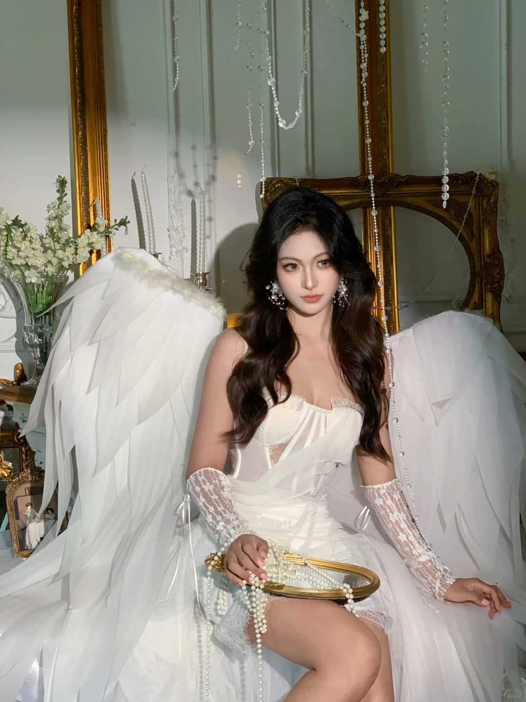 花絮｜天使降临人间🪽˚˖ ˖ ˖ ˚成都写真