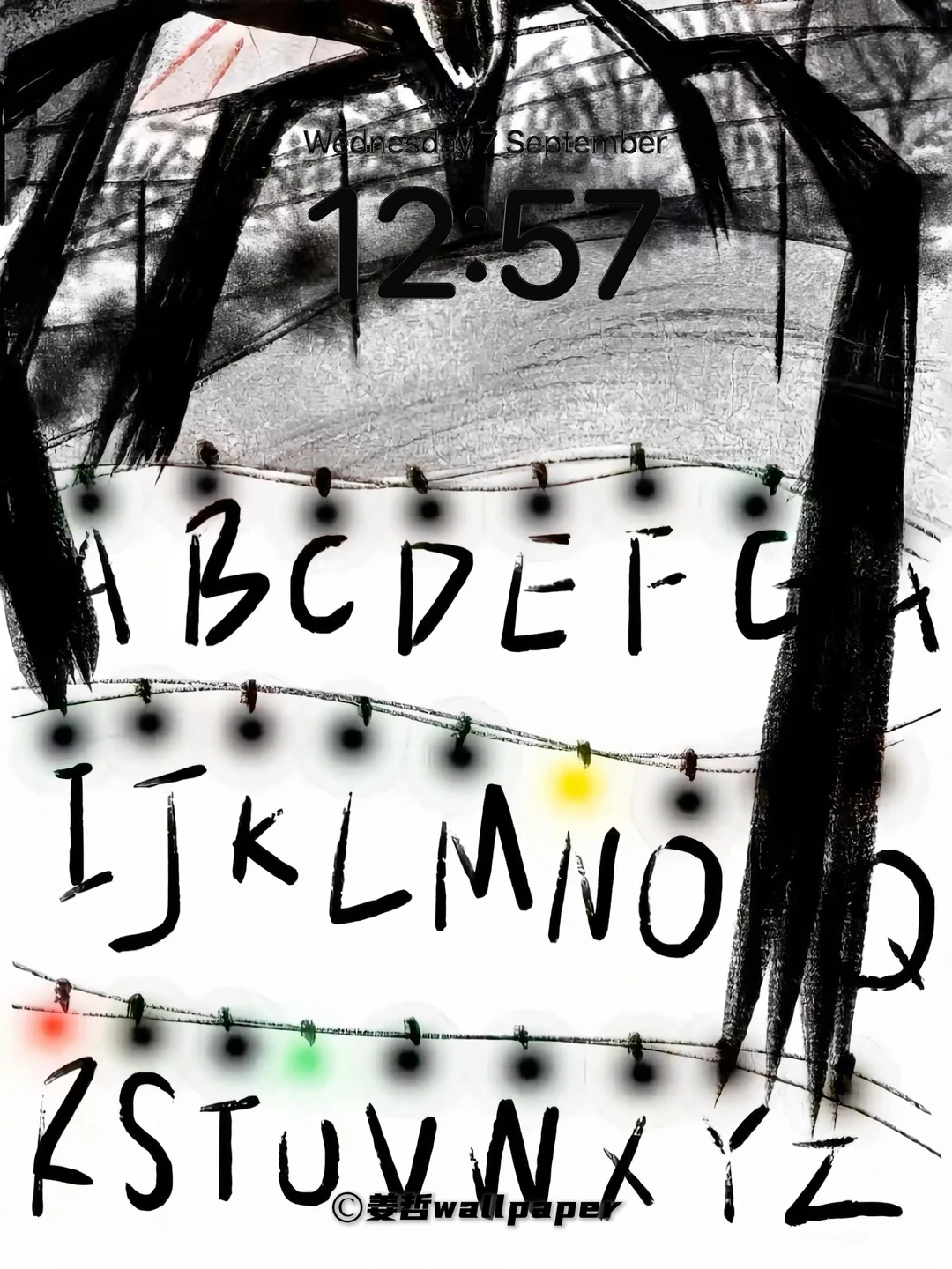 371｜创意动态壁纸 《怪奇物语》的字母灯