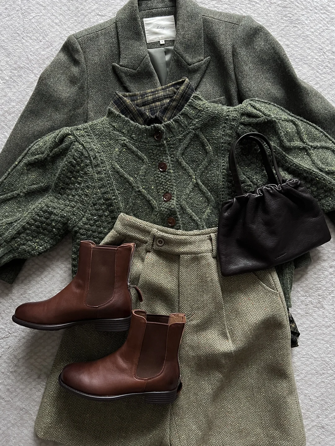 38岁中年少女复古穿搭过冬天18图🍂