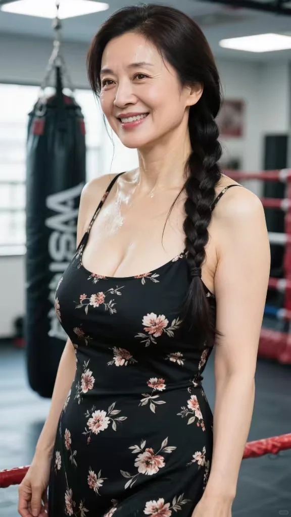 成熟柔里带劲，48岁阿姨汗湿的美