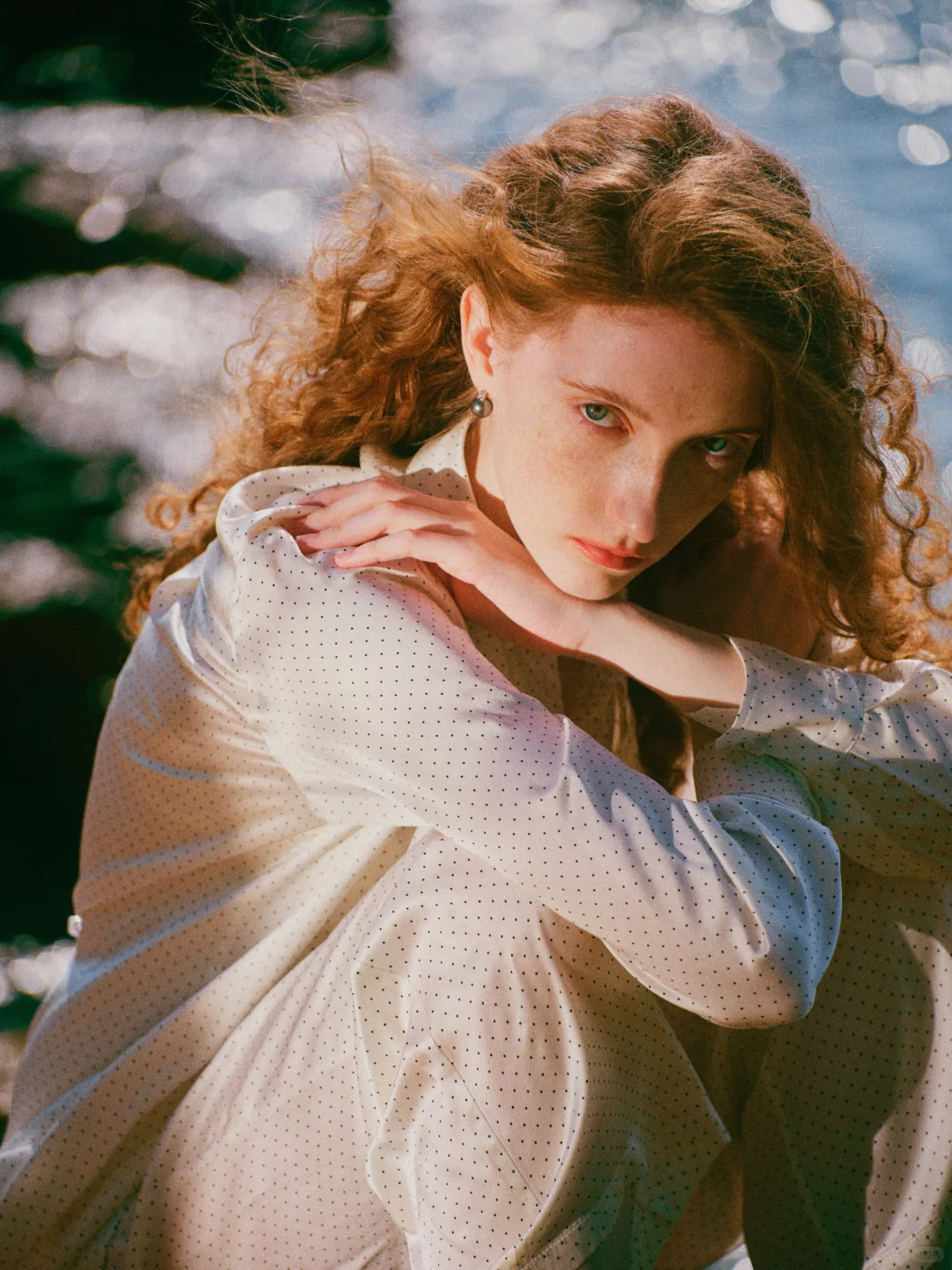 海边油画感内衣家居服拍摄 有趣🈶颜摄影