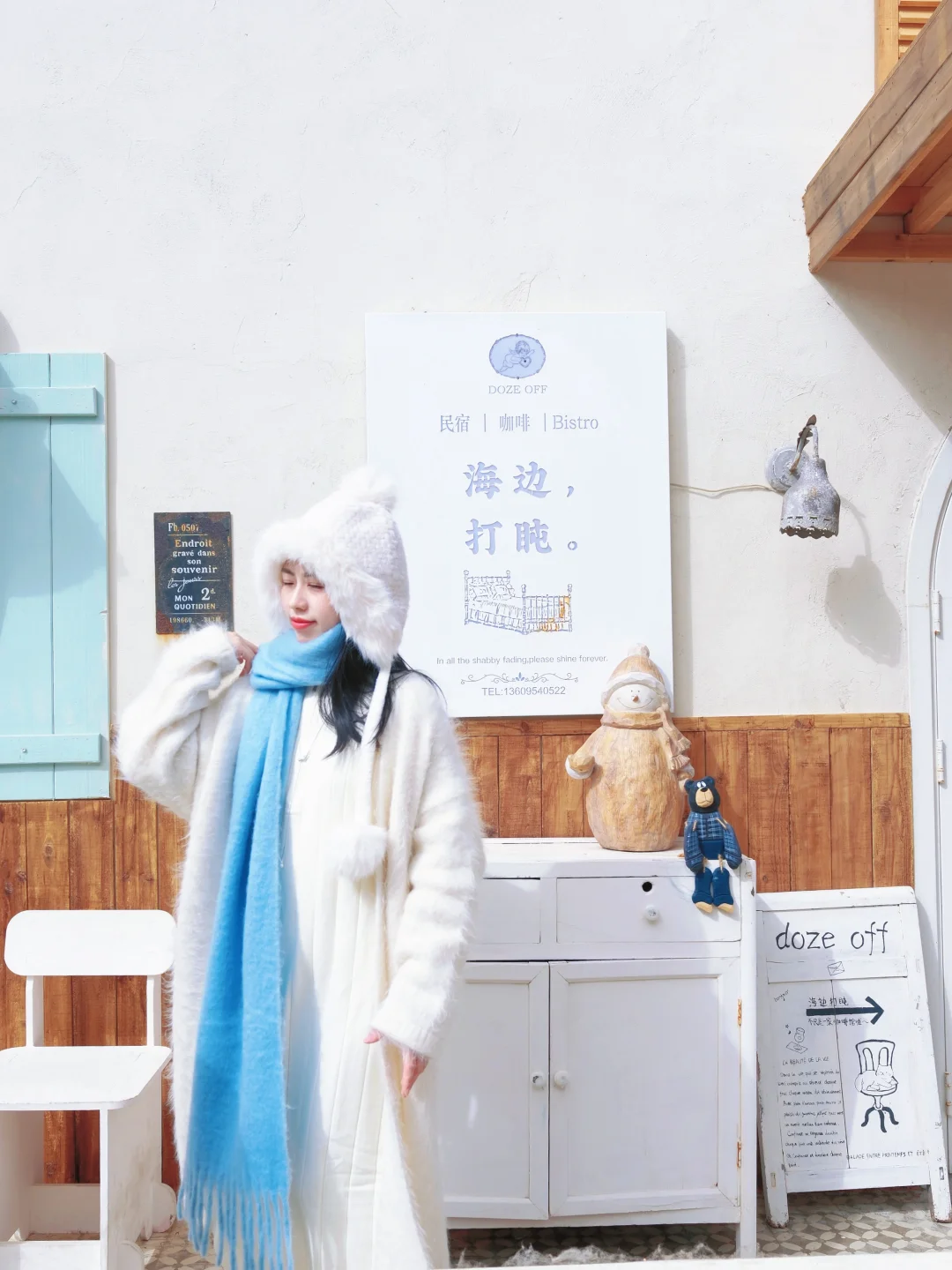 别去北海道了！福州海边咖啡厅实现玩雪自由