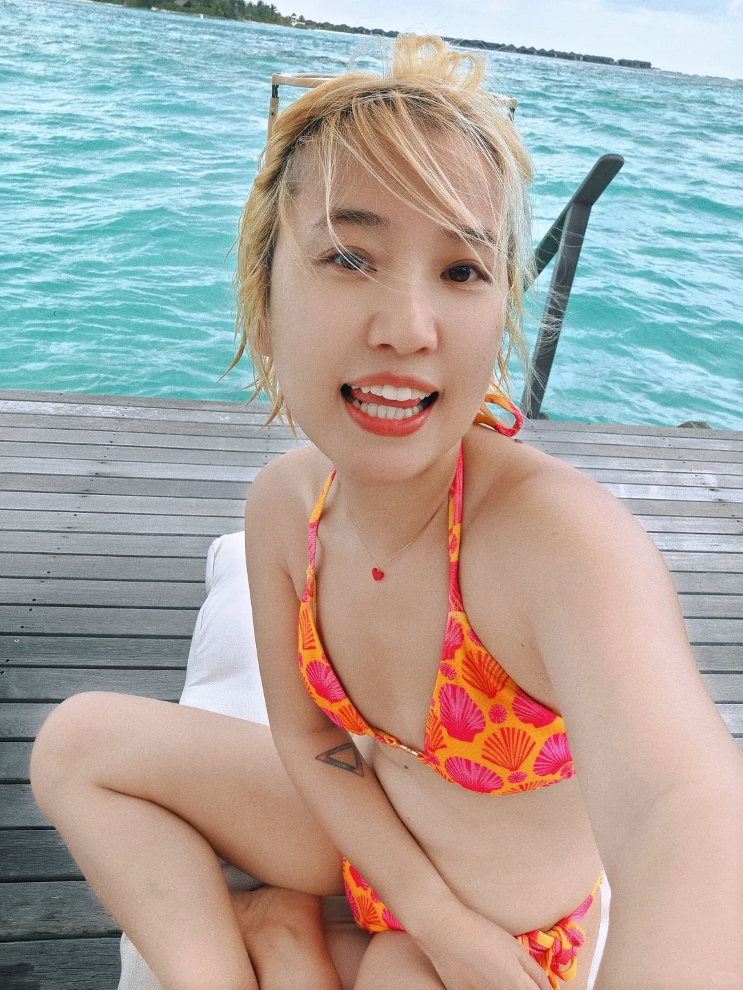 平胸｜在海岛就不会穿衣羞耻🏝️🏖️