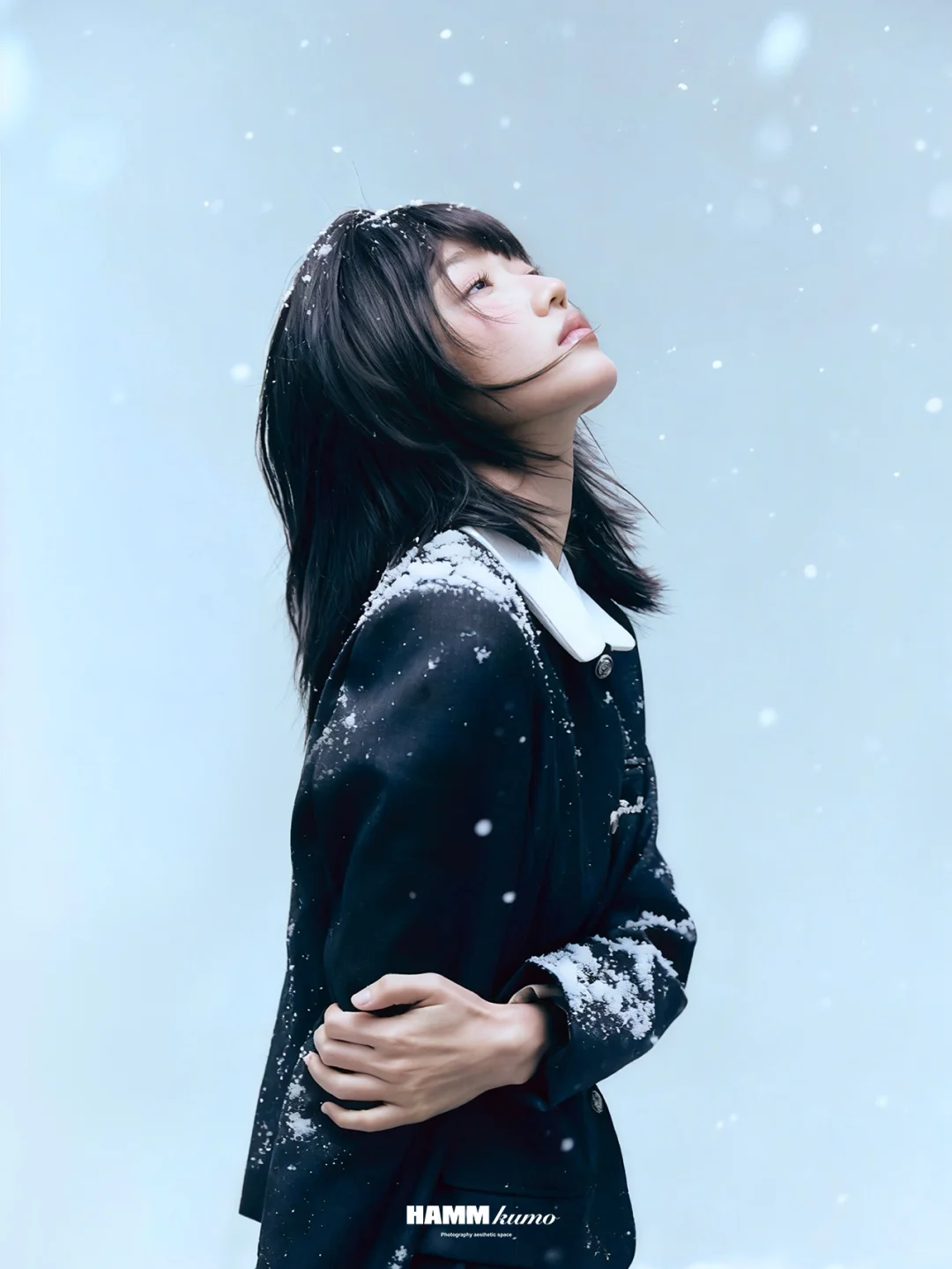 “雪地里的黑猫❄️🐈‍⬛”｜冬日写真