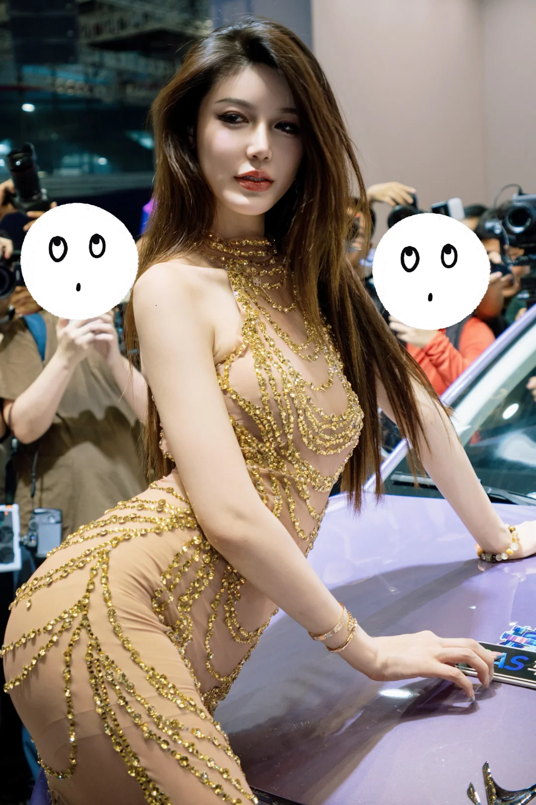 在上海车展遇到了小乌苏！真的超美。