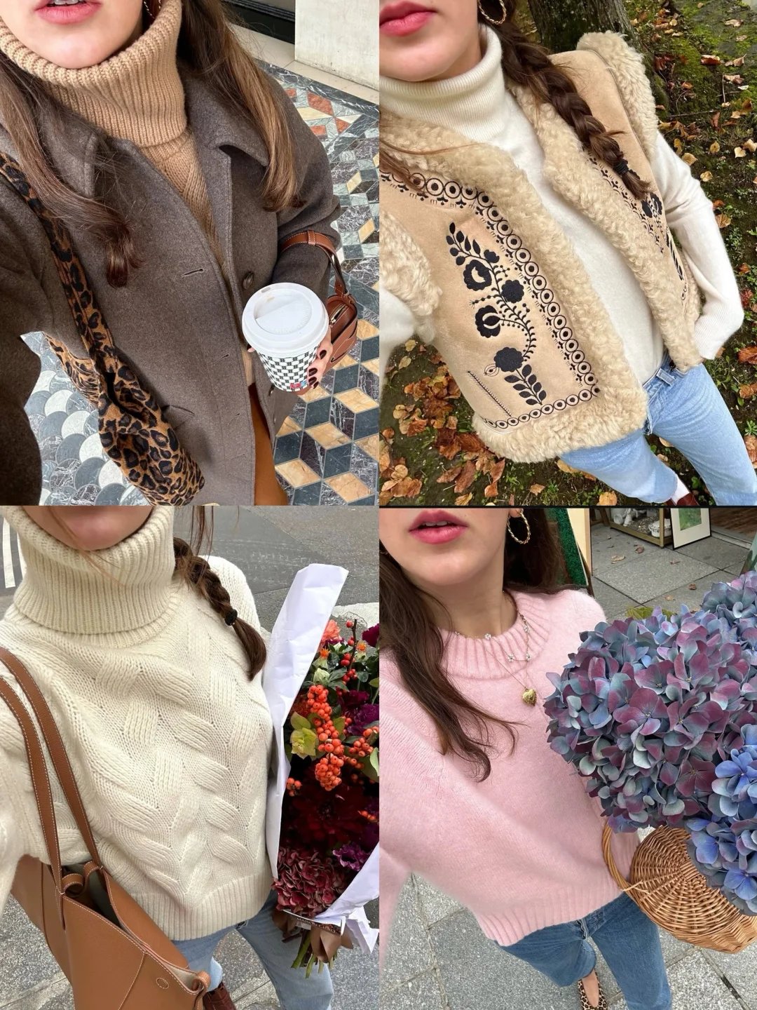 爱惨了法式复古穿搭！ootd