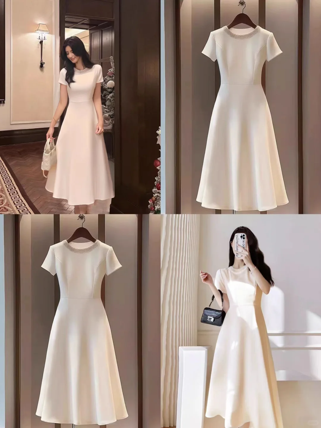 谁穿谁有腰！哥弟收腰A字裙对胯宽太友好啦